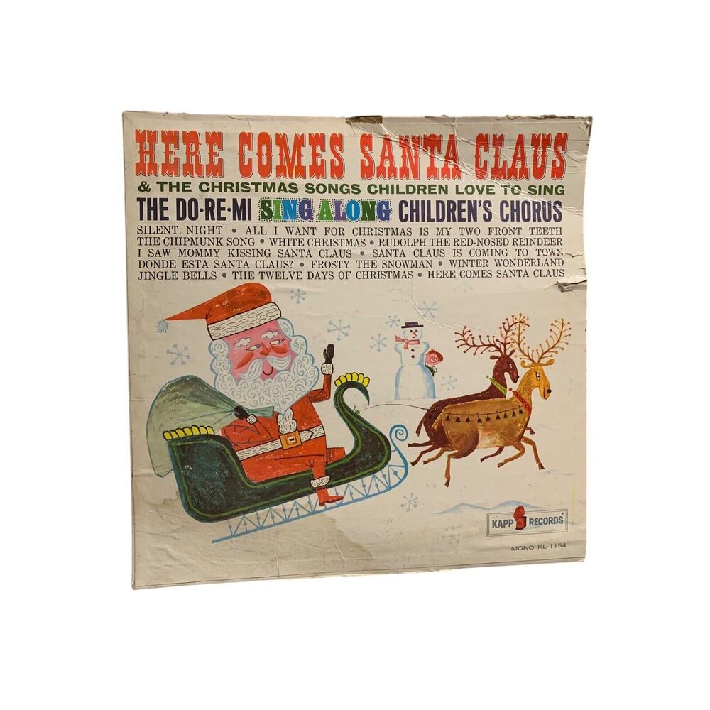 Here‎ Comes Santa Claus Mono KL-1154 Vinyl Pressing KS-3037 Read